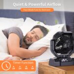 Ventilador F10 recargable portátil de alta velocidad de 20000 mAh - Imagen 5