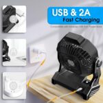 30000mAh Ventilador X20 de 9 pulgadas con linterna LED - Imagen 8