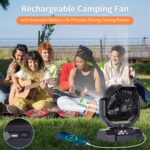 Ventilador F10 recargable portátil de alta velocidad de 20000 mAh - Imagen 4