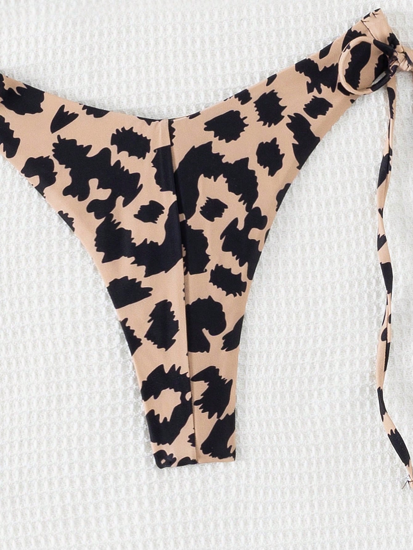 Swim Bikini de 2 piezas con estampado de leopardo para vacaciones y playa, verano 2025 - Imagen 3