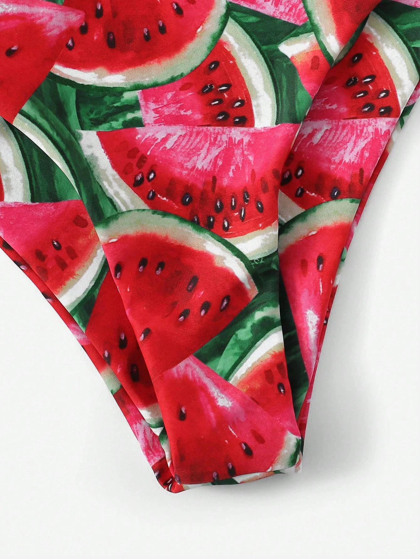 Swim Mod Bañador bikini bandeau con estampado de sandía - Imagen 2