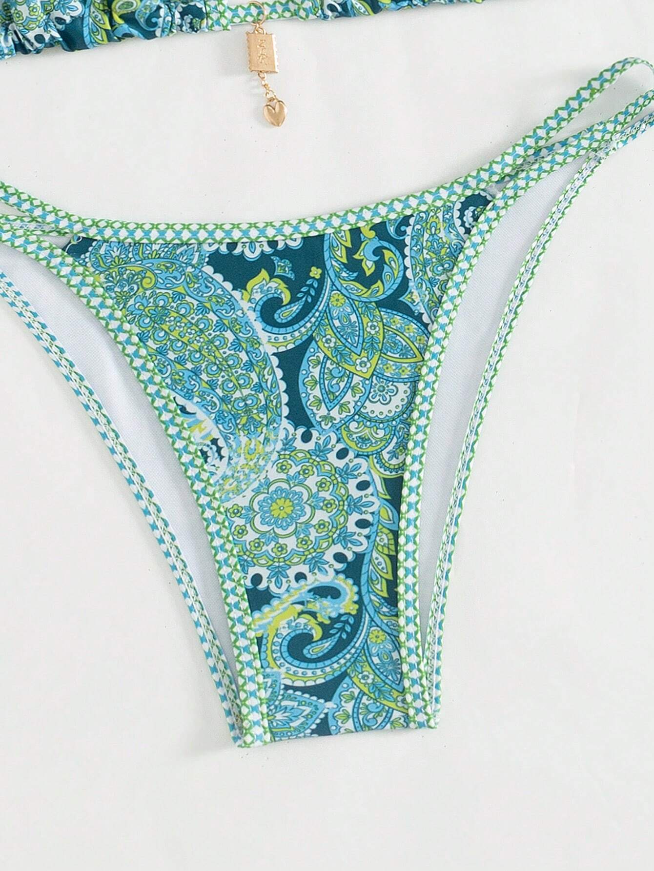 Swim Vcay Conjunto de bikini sexy de verano para playa con estampado floral para mujeres - Imagen 3