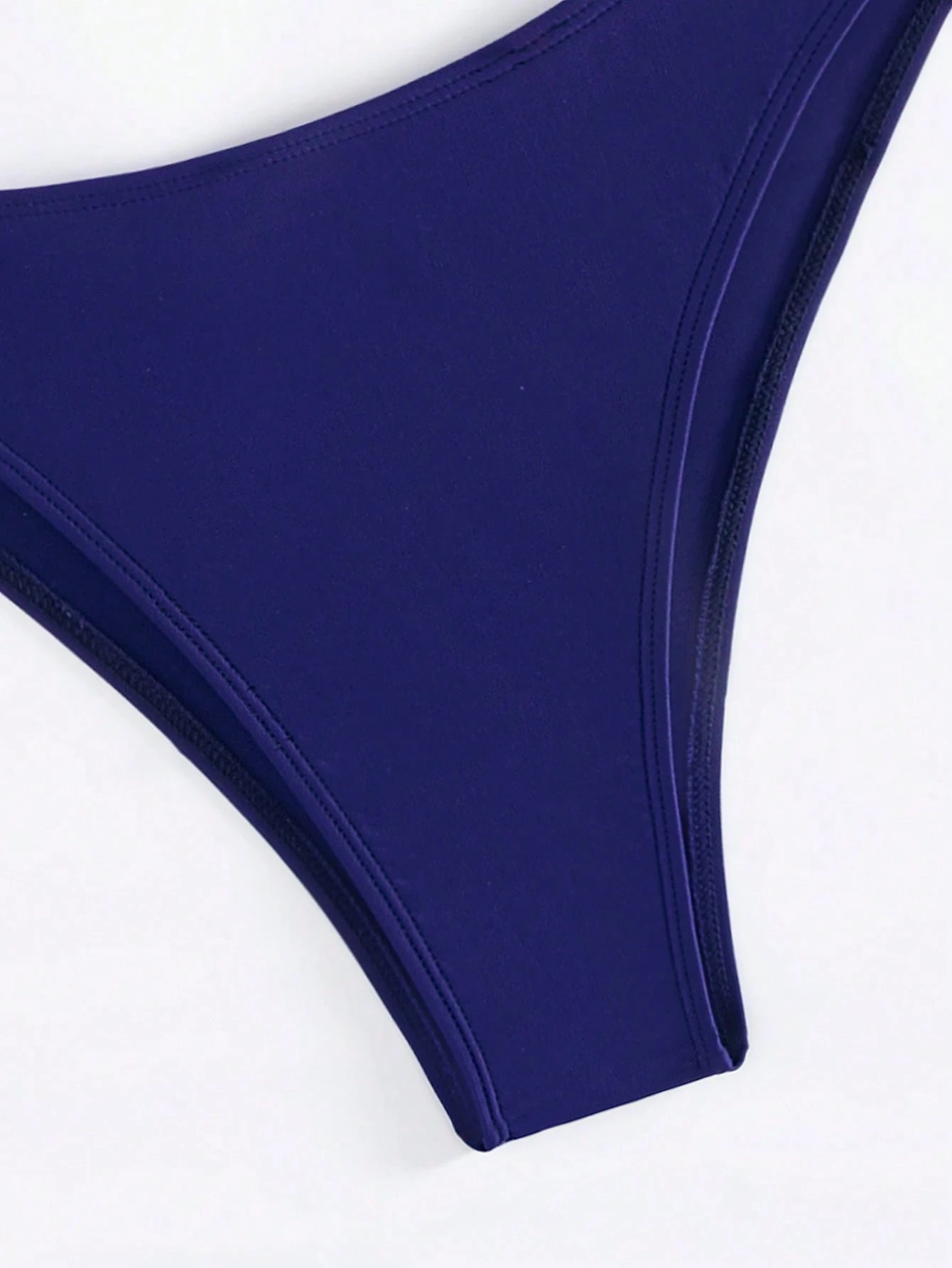 Traje de baño de una sola pieza de unicolor, diseño sexy de un hombro hueco, adecuado para vacaciones en la playa - Imagen 2