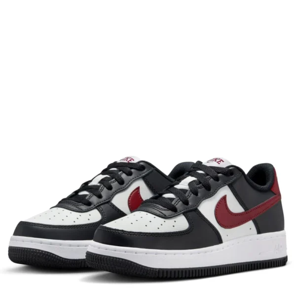 Zapatillas Nike Air Force 1 en negro, blanco y rojo vino