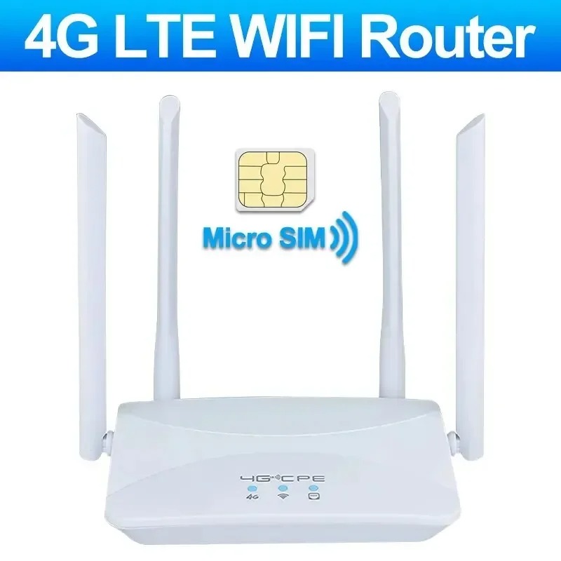 a98added-8659-4d6d-b090-446fff8fac41-1.jpeg Router WiFi 4G LTE 150Mbps con 4 Antenas y Soporte SIM – Repetidor y Extensor Inteligente - Imagen 1