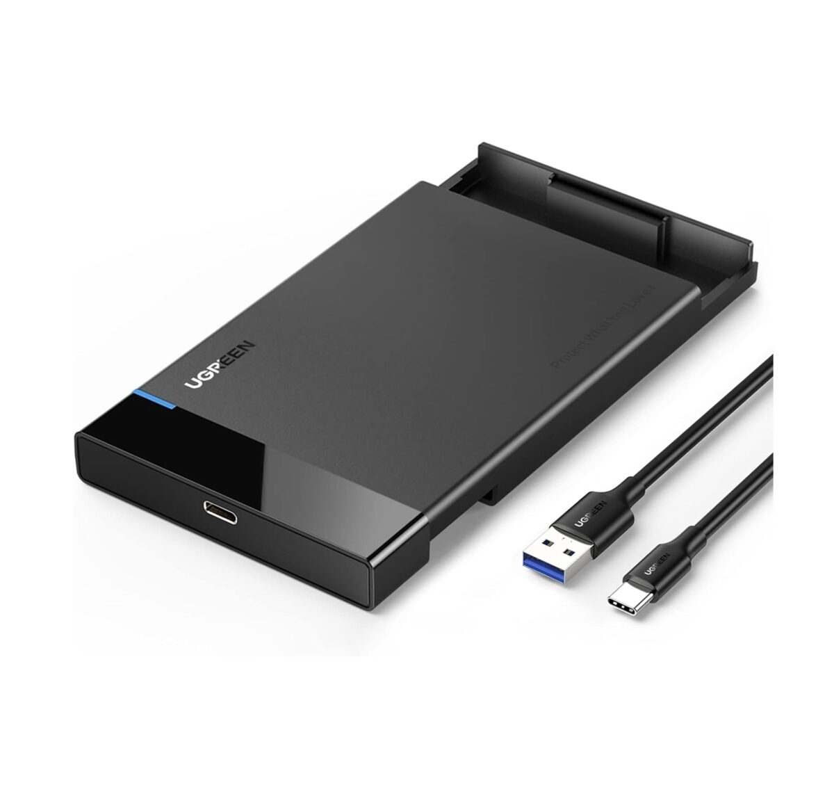UGREEN - Caja de Disco Duro 2.5" USB-C 3.1 Gen 2 a SATA III 6Gbps