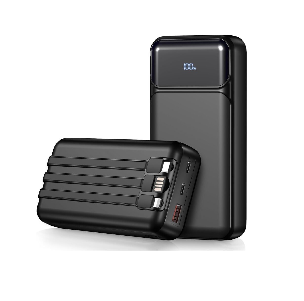 Cargador Portátil Kepswin 49800 mAh – Power Bank con 3 Cables Integrados - Imagen 1