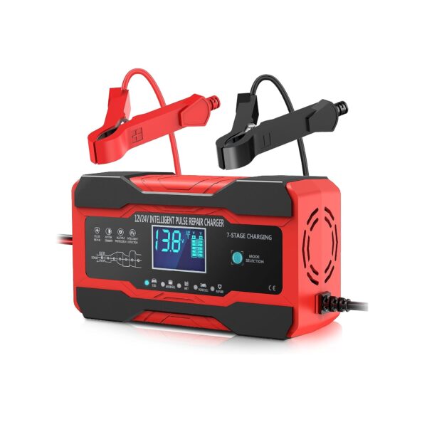 Cargador de Batería YONHAN 10A – 12V/24V Inteligente