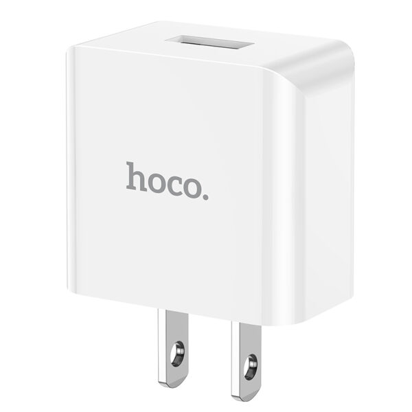 Hoco – Cargador de Pared C106 ⚡ Puerto Único USB 5V/2.1A