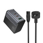 Hoco – Cargador Rápido CS76 Star Speed ⚡ 70W con 2 Puertos USB-C + 1 USB - Imagen 4