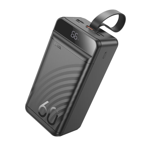 Hoco – Power Bank J123C 60000mAh 🔋 con Pantalla Digital | Carga Rápida 22.5W