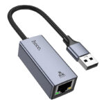 Hoco - Adaptador  UA37 USB a Ethernet RJ45 – Velocidad 1000 Mbps - Imagen 2