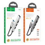 Hoco – Adaptador HB26 4 en 1 🔌 USB a USB3.0 + USB2.0 x3 - Imagen 6