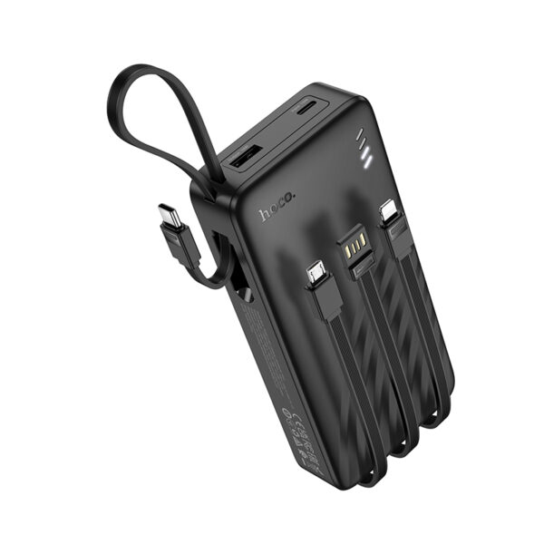 Hoco – Power Bank J146A Night Tide 20000mAh 🔋 con 4 Cables Integrados