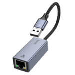 Hoco - Adaptador  UA37 USB a Ethernet RJ45 – Velocidad 1000 Mbps - Imagen 3