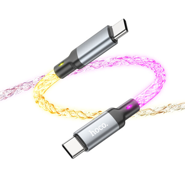 Hoco - Cable U112 Shine Type-C a Type-C – 60W
