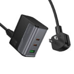 Hoco – Cargador Rápido CS76 Star Speed ⚡ 70W con 2 Puertos USB-C + 1 USB - Imagen 2