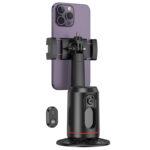 Hoco – K23 Lotus Smart PTZ | Soporte Giratorio Inteligente con Control Remoto - Imagen 4