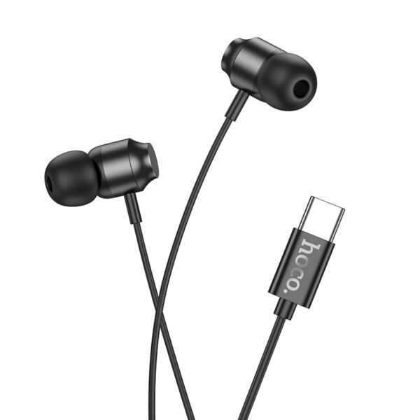 Hoco - Audífonos M122 Power Metal con Micrófono y Conector Type-C