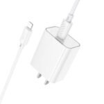 Hoco – Set de Cargador Rápido C143 ⚡ PD 20W con Puerto USB-C + Cable C a iPhone - Imagen 4