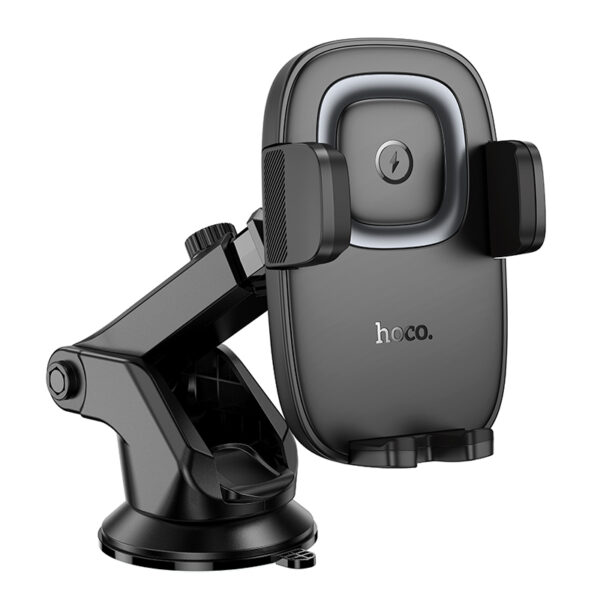 Hoco – Soporte de Carga Inalámbrica HW32 🚗 | 15W Push-Type