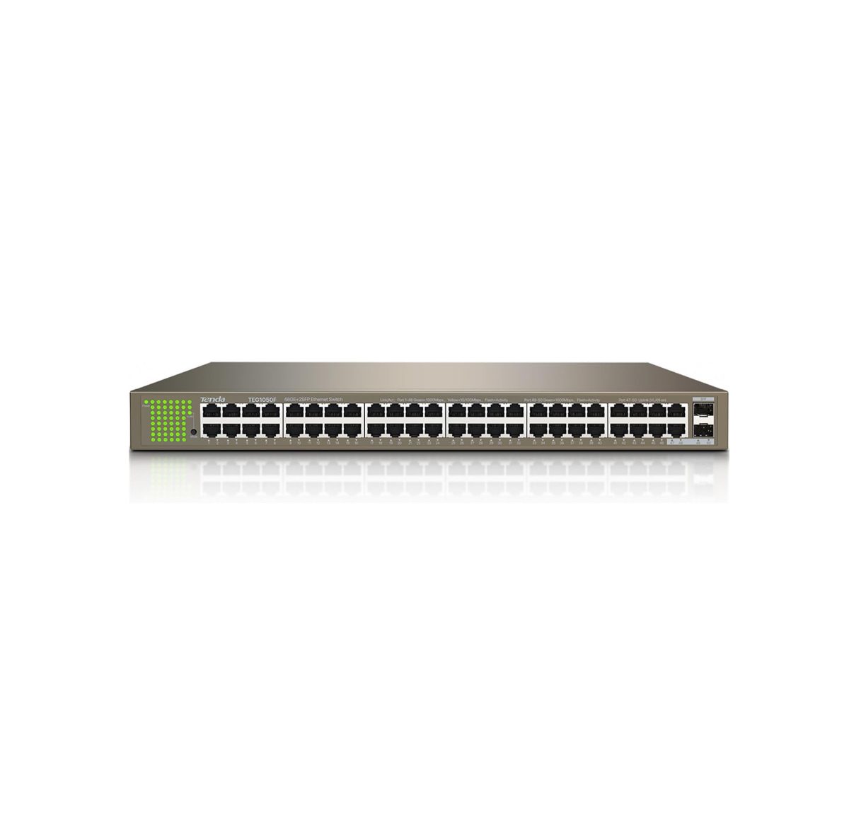 Conmutador Tenda TEG1050F – Switch Gigabit 48 Puertos + 2 SFP - Imagen 1