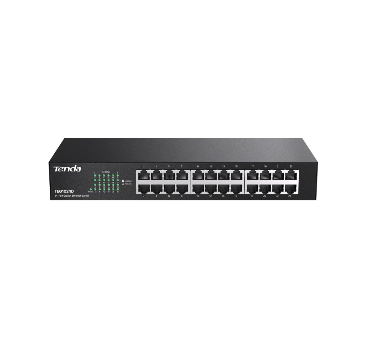 Conmutador Tenda TEG1024D – Switch Gigabit 24 Puertos - Imagen 1
