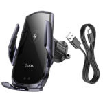Hoco – Soporte de Auto Inalámbrico CA202 Plus 🚗 con Sensor Infrarrojo y Carga Rápida - Imagen 5