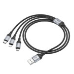 Hoco - Cable 3 en 1 X102 Fresh – iPhone, Micro USB y Type-C, Carga 2.4A - Imagen 6