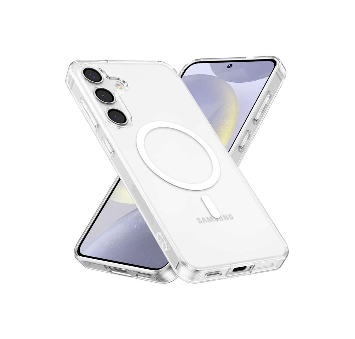 Cover Transparente MagSafe para Samsung Galaxy S24/S25 | Acrílico Anticaídas Funda Antigolpes - Imagen 1