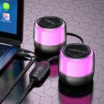 BOROFONE BP12 – Bocinas Estéreo 2 en 1 con Bluetooth 5.2, Cable AUX - Imagen 5