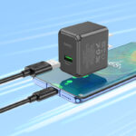Hoco – Set de Cargador Rápido CS12 Ocean ⚡ QC 3.0 USB-A 18W + Cable Type-C - Imagen 4