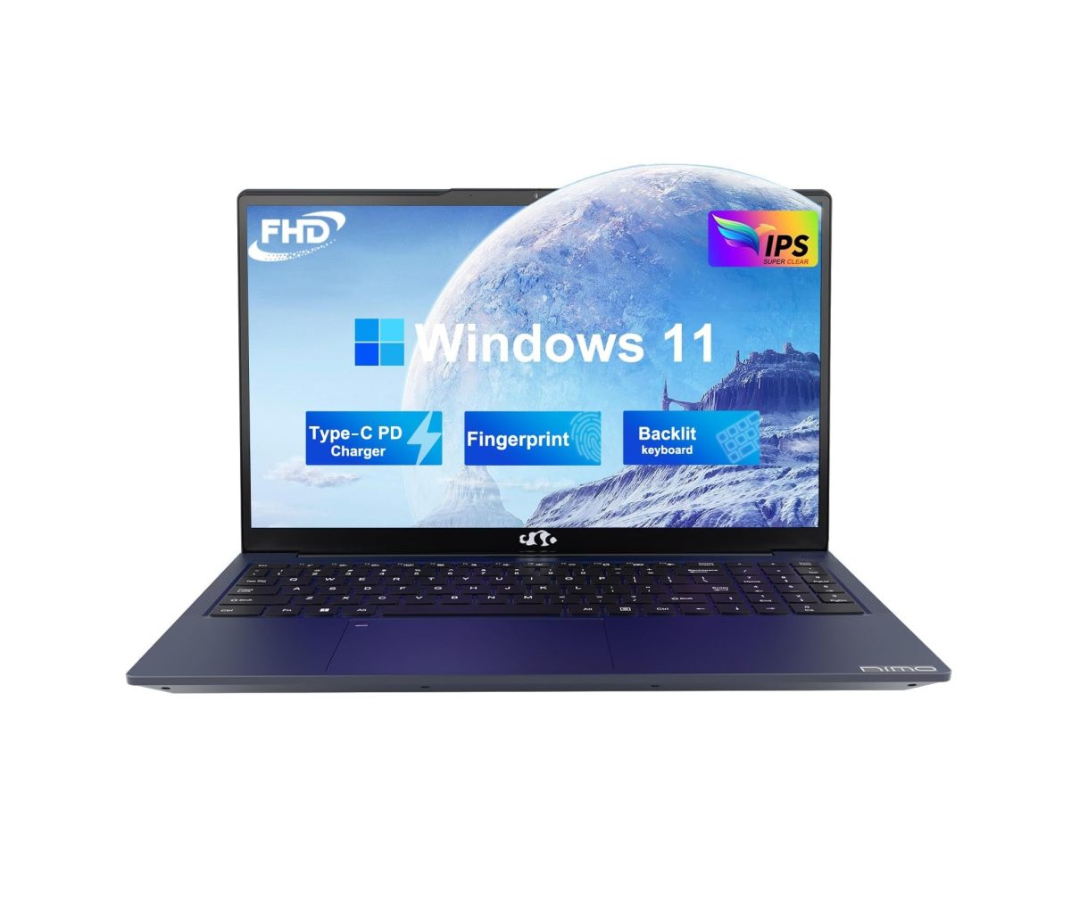 Laptop NIMO Estudiantil 15.6” FHD – Intel N100 (8+256) Huella Digital, Teclado Retroiluminado - Imagen 1