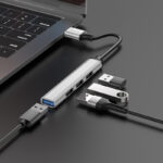 Hoco – Adaptador HB26 4 en 1 🔌 USB a USB3.0 + USB2.0 x3 - Imagen 5