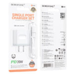 BOROFONE BA99 – Cargador Rápido PD 20W con Cable USB-C a Lightning - Imagen 8
