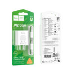 Hoco – Set de Cargador Rápido C143 ⚡ PD 20W con Puerto USB-C + Cable C a iPhone - Imagen 7