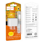 Hoco – Set de Cargador CS11 Ocean ⚡ USB-A 5V/2.1A + Cable Type-C - Imagen 4