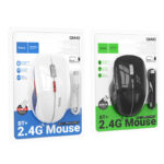 Hoco – Mouse Inalámbrico GM40 ⚡ RGB Recargable | Dual Mode 2.4G + Bluetooth - Imagen 4