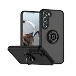 Cover Anillo 360 Negro para Samsung Galaxy S21 FE | Funda de Polycarbonate