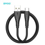BWOO Cable USB‑A a Type‑C 3A BO‑X318C TPE Rápida Transferencia