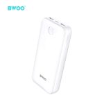 BWOO Power Bank 20000mAh BO‑P32 con Doble USB + Type‑C 15W de Carga Rápida