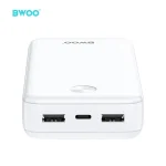 BWOO Power Bank 20000mAh BO‑P32 con Doble USB + Type‑C 15W de Carga Rápida - Imagen 2