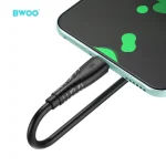 BWOO Cable USB‑A a Type‑C 3A BO‑X318C TPE Rápida Transferencia - Imagen 3