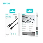 BWOO Cable USB‑A a Type‑C 3A BO‑X318C TPE Rápida Transferencia - Imagen 6
