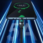 BWOO Cable USB‑C 100W X275C‑C Zinc Alloy 5A Nylon Trenzado - Imagen 4
