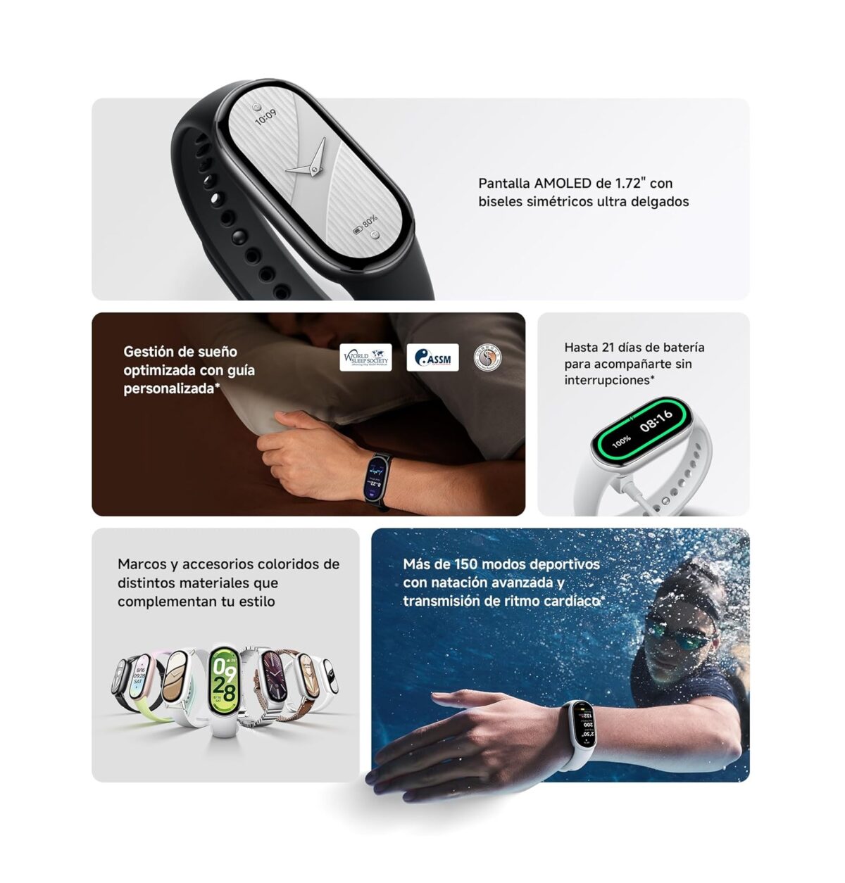Xiaomi Mi Smart Band 10 (Versión Global, 2025) - Imagen 4