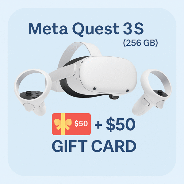 Meta Quest 3S (256 GB) + 50 USD EN TARGETA DE REGALO