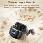 Toocki - Auriculares Inalámbricos TWS Bluetooth 5.3 con Micrófono, Pantalla de Carga y Control Táctil IPX4 - Image 4
