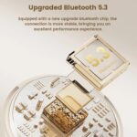 Toocki - Auriculares Inalámbricos TWS Bluetooth 5.3 con Micrófono, Pantalla de Carga y Control Táctil IPX4 - Imagen 5