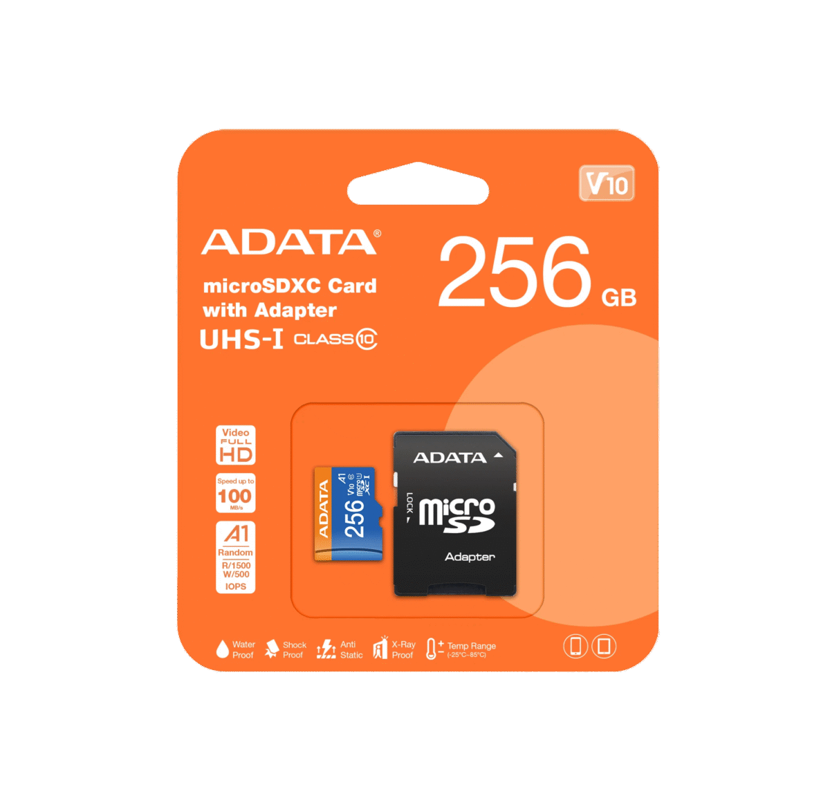 ADATA Premier microSDXC 256GB - Hasta 100MB/s - Imagen 1